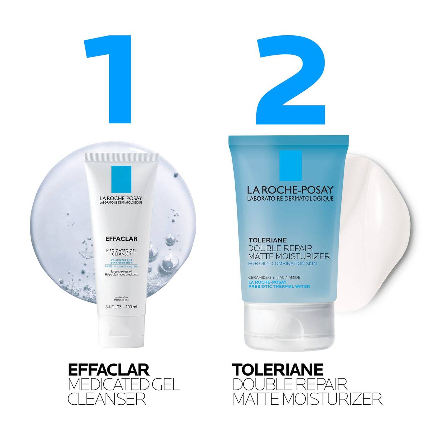 effaclar-medicated-acne-cleanser-and-toleriane-double-repair-matte-moisutrizer-travel-set-i9 AmazonSet-EffaclarMedCleanser100ml-TolerianeMatteMoisturizer_routine.jpg