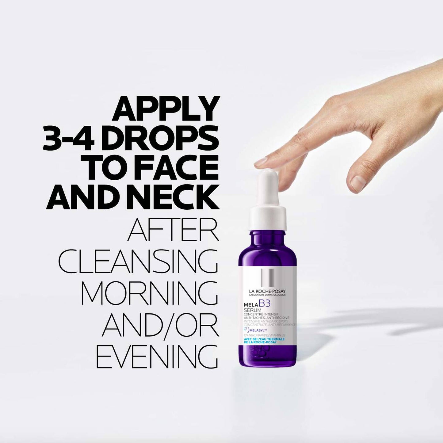 mela-b3-dark-spot-serum-with-melasyltm-niacinamide-r6 LaRochePosay-Product-MelaB3-MelaB3Serum-30ml-03337875890021-HowTo-REV.jpg